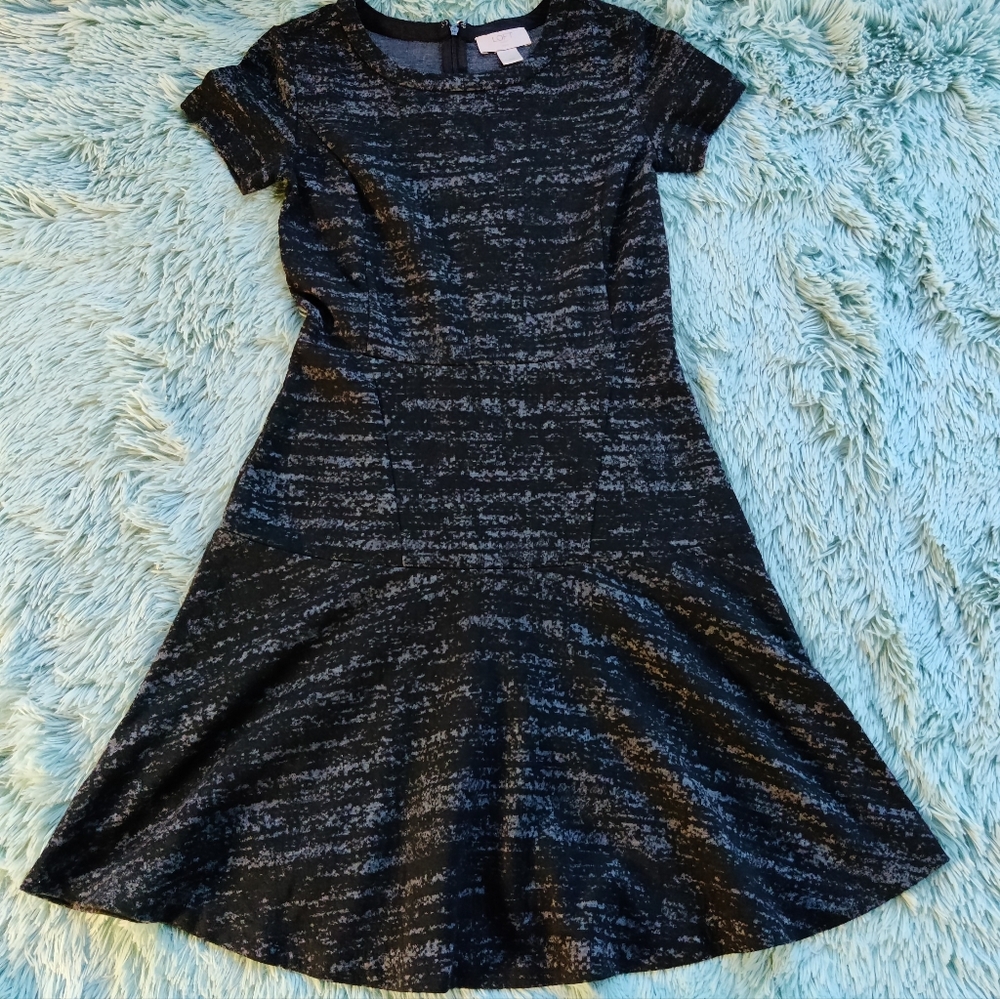 LOFT Outlet- Black A-Line Dress - Size 00P